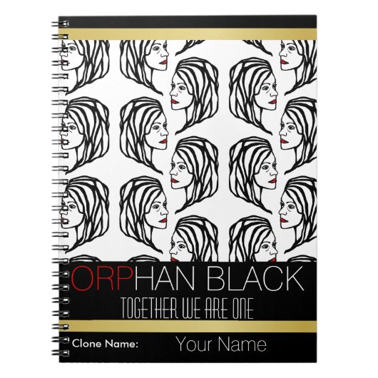 Orphan Black "Samen zijn we één"-laptop Notitieboek (Voorkant)