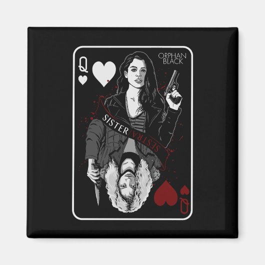 Orphan Black | Sarah & Helena - Zuster/Sestra Magneet (Voorkant)