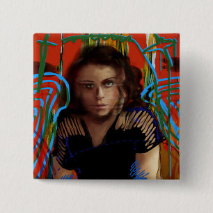 Orphan Black   Tatiana Maslany — Karakter Collag Vierkante Button 5,1 Cm