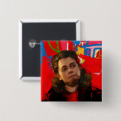 Orphan Black | Tony Sawicki - Cool Transgender Vierkante Button 5,1 Cm (Voorkant /achterkant)