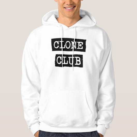 Orphan Black | Typografie van Clone Club Hoodie (Voorkant)