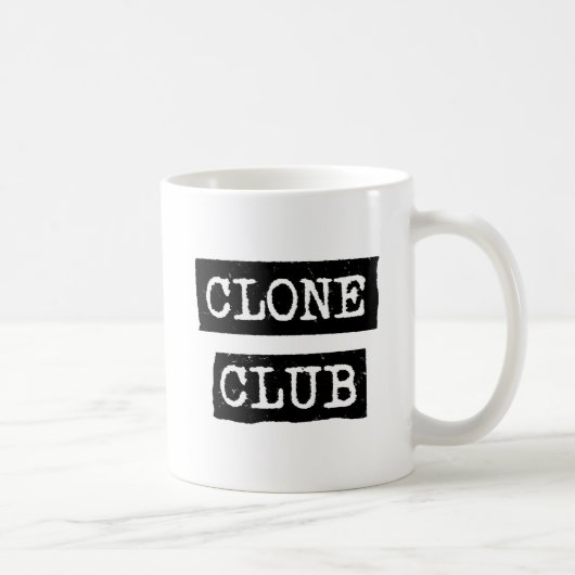 Orphan Black | Typografie van Clone Club Koffiemok (Rechts)