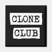 Orphan Black | Typografie van Clone Club Magneet (Voorkant)