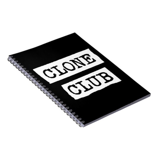 Orphan Black | Typografie van Clone Club Notitieboek (Rechterzijde)