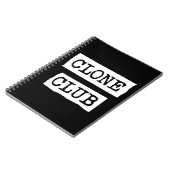 Orphan Black | Typografie van Clone Club Notitieboek (Linkerzijde)