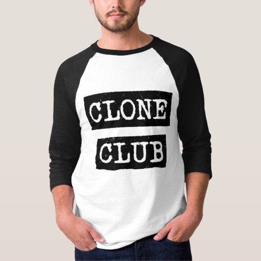 Orphan Black | Typografie van Clone Club T-shirt (Voorkant)