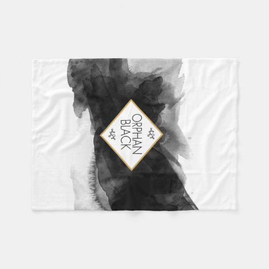 Orphan Black Waterverf Fleece Deken (Voorkant (Horizontaal))