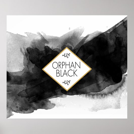 Orphan Black Waterverf Poster (Voorkant)