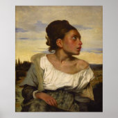 Orphan Girl op het kerkhof Poster (Voorkant)