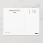 Orphan Man met Top Hat, Vincent van Gogh Briefkaart (Achterkant)