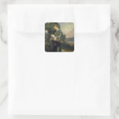 Orpheus, 1865 vierkante sticker (Tas)