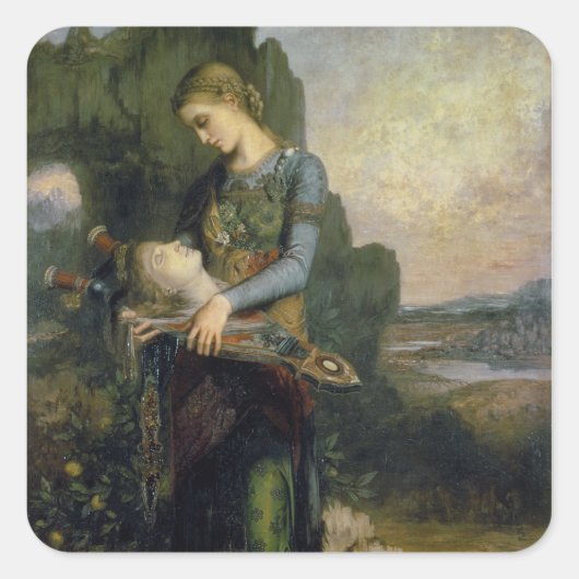 Orpheus, 1865 vierkante sticker (Voorkant)
