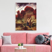 Orpheus aan de Tomb van Eurydice Canvas Afdruk (Insitu (Woonkamer))