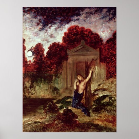 Orpheus aan de Tomb van Eurydice Poster (Voorkant)