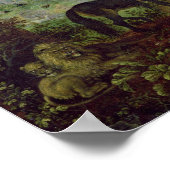 Orpheus Charming the Animals, 1626 Poster (Hoek)