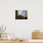 Orpheus Charming the Animals, 1626 Poster (Keuken)