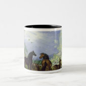 Orpheus Charming the Animals, 1626 Tweekleurige Koffiemok (Center)