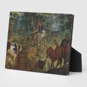 Orpheus Charming the Beasts (olie op het paneel) Fotoplaat (Zijkant)