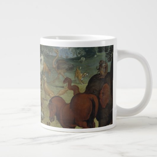 Orpheus Charming the Beasts (olie op het paneel) Grote Koffiekop (Rechts)