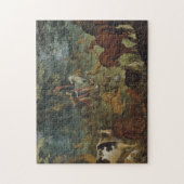 Orpheus Charming the Beasts (olie op het paneel) Legpuzzel (Verticaal)