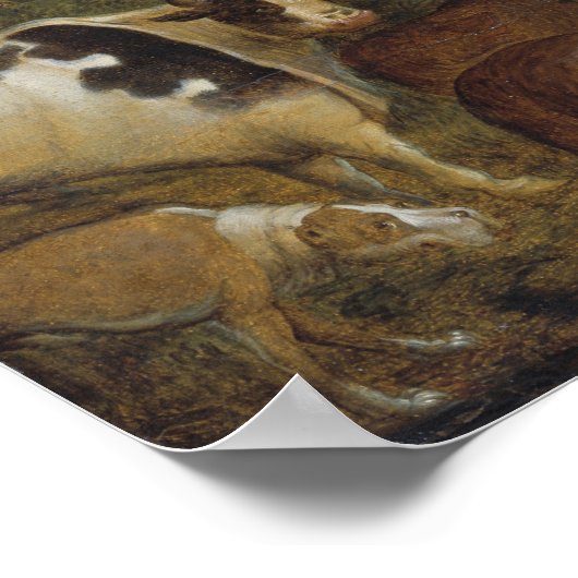 Orpheus Charming the Beasts (olie op het paneel) Poster (Hoek)