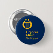 Orpheus Choir Wellington Badges Ronde Button 5,7 Cm (Voorkant /achterkant)