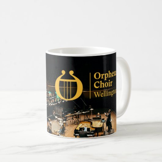 Orpheus Choir Wellington logo mokken (Voorkant rechts)