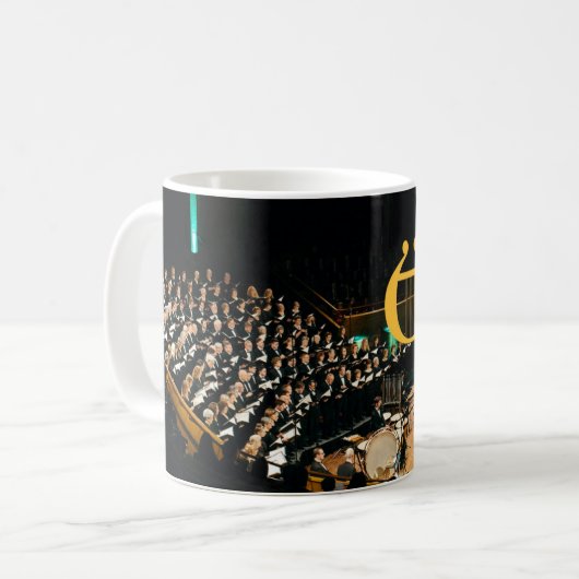 Orpheus Choir Wellington logo mokken (Voorkant links)