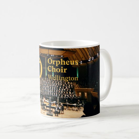 Orpheus Choir Wellington logo mokken (Voorkant rechts)