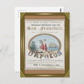 Orpheus Clipper Zeilen Briefkaart (Voorkant / Achterkant)