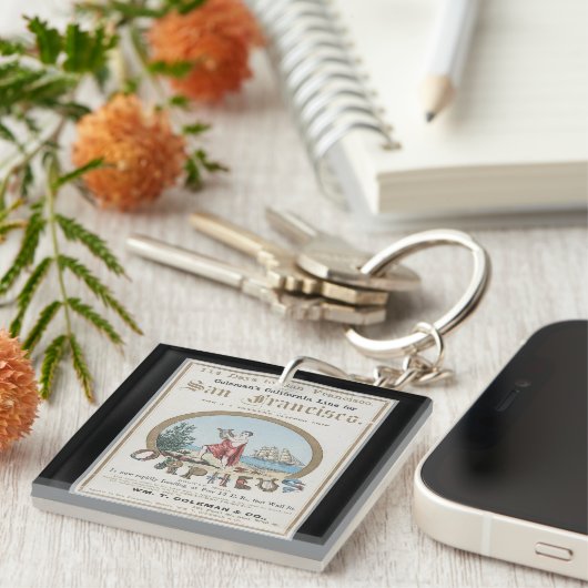 Orpheus Clipper Zeilen Sleutelhanger (Voorkant Rechts)