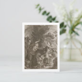 Orpheus, die Eurydice uit de hel leidt, kijkt teru Briefkaart (Staand voorkant)