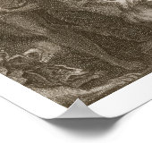 Orpheus, die Eurydice uit de hel leidt, kijkt teru Poster (Hoek)