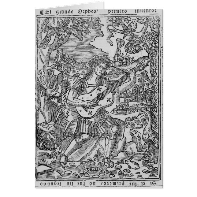 Orpheus die Muziek speelt (Voorkant)