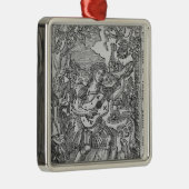 Orpheus die Muziek speelt Metalen Ornament (Rechts)