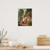 Orpheus en Eurydice, lente Poster (Keuken)