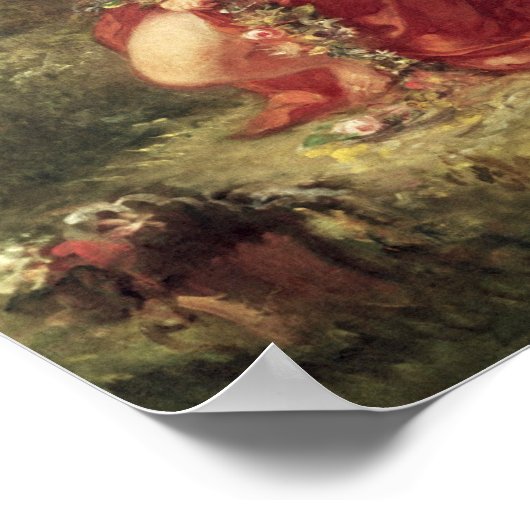 Orpheus en Eurydice, lente Poster (Hoek)