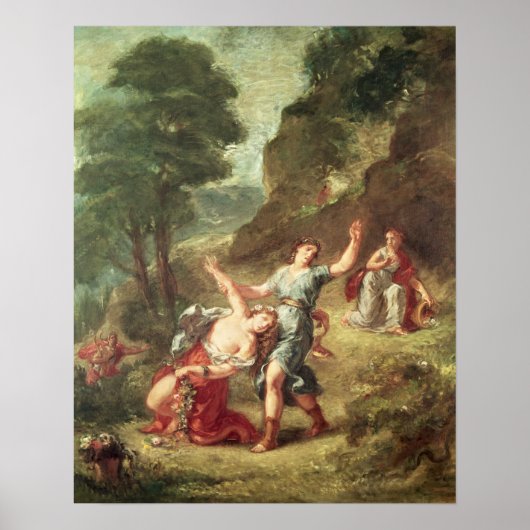 Orpheus en Eurydice, lente Poster (Voorkant)