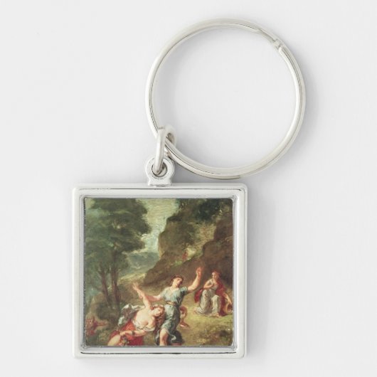 Orpheus en Eurydice, lente Sleutelhanger (Voorkant)
