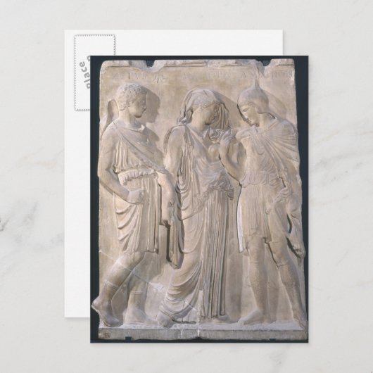 Orpheus, Eurydice en Hermes Briefkaart (Voorkant / Achterkant)