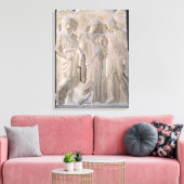 Orpheus, Eurydice en Hermes Canvas Afdruk (Insitu (Woonkamer))