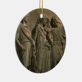 Orpheus, Eurydice en Hermes (marmer) Keramisch Ornament (Rechts)