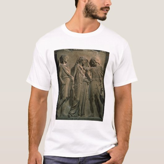 Orpheus, Eurydice en Hermes (marmer) T-shirt (Voorkant)