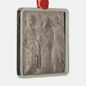 Orpheus, Eurydice en Hermes Metalen Ornament (Rechts)