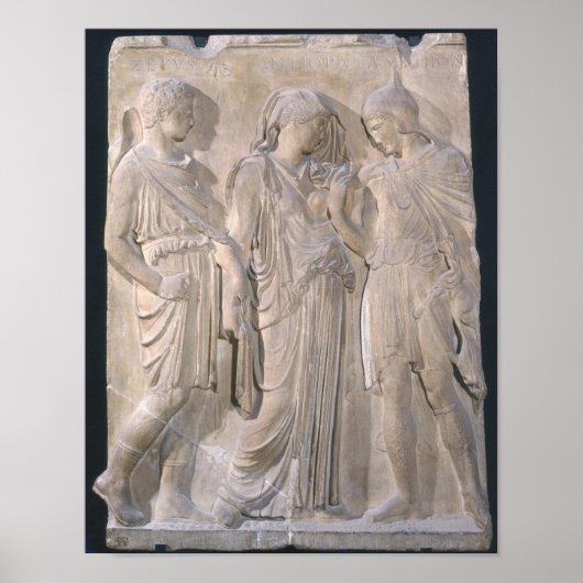 Orpheus, Eurydice en Hermes Poster (Voorkant)