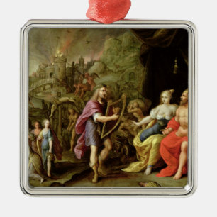 Orpheus in de onderwereld metalen ornament