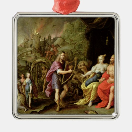 Orpheus in de onderwereld metalen ornament (Voorkant)