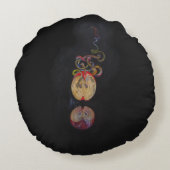 Orpheus in het Underworld Round Sierkussen Rond Kussen (Achterkant)