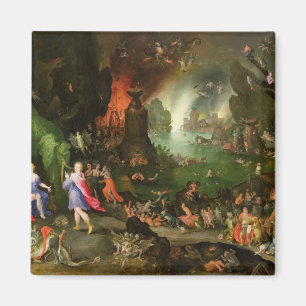 Orpheus met een Harp die aan Pluto speelt Magneet