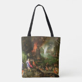 Orpheus met een Harp die aan Pluto speelt Tote Bag (Achterkant)